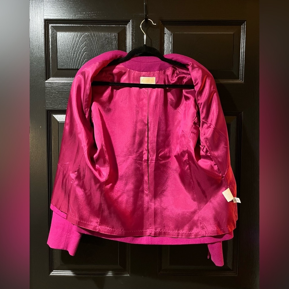 Pendleton 100% Wool Raspberry Blazer - image 6